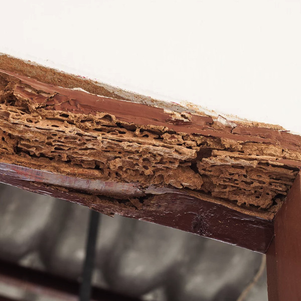 tips to prevent a termite attack - termite damaged wood